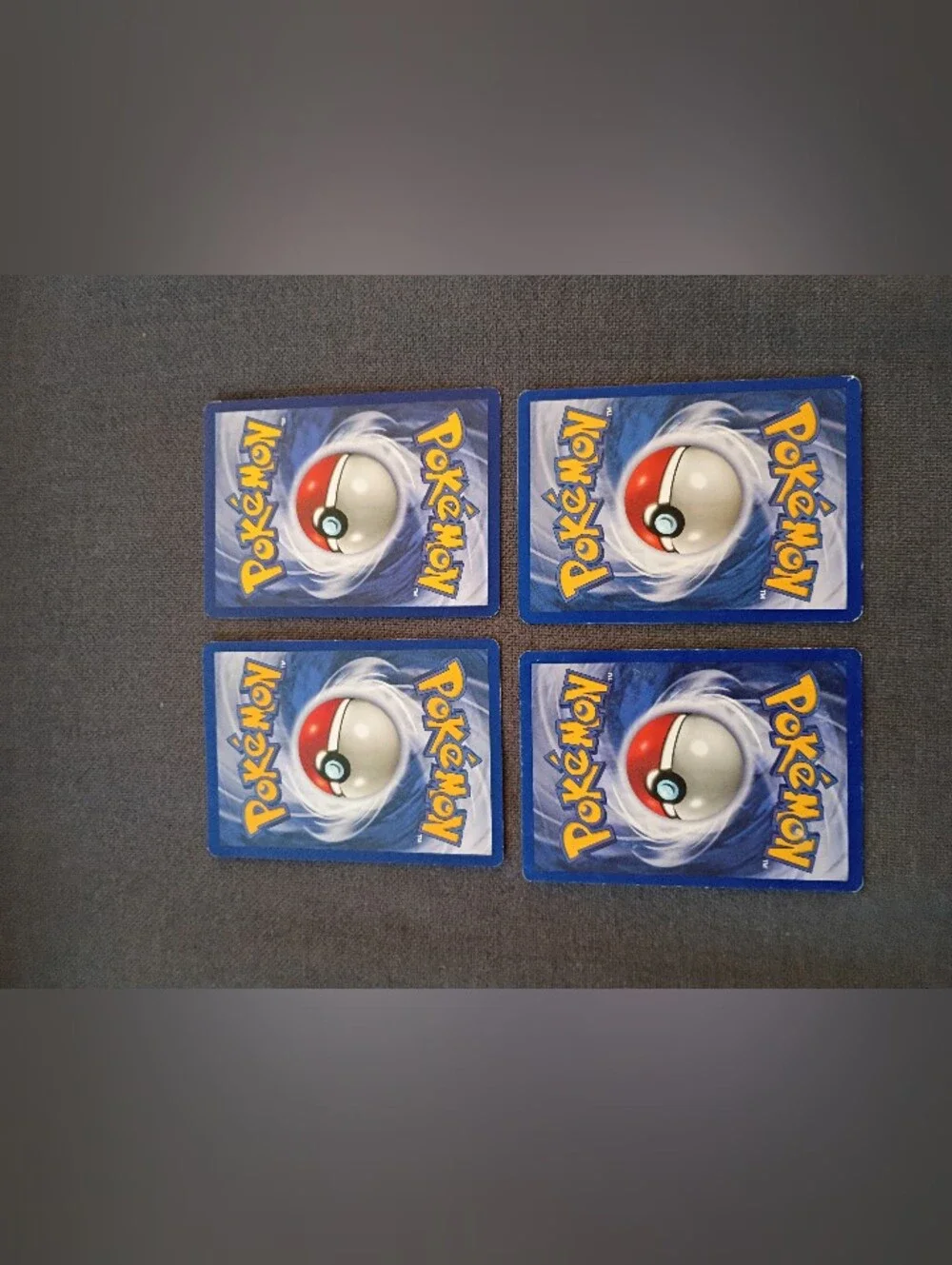 Pokemon Base Set Vintage Trainer Card Lot Of 4